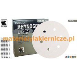INDASA RHYNOGRIP 150mm WHITE LINE 6H materialylakiernicze.pl.